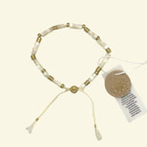 White Mother of Pearl Bracelet | Serenity, Soothing & Intuition | Earth Collection